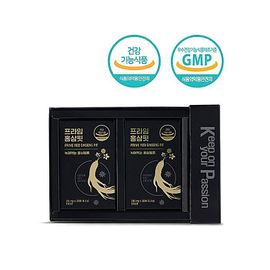 Prime Red Ginseng Fit 2 Box(60sheets) – 6-Year-Old Korean Red Ginseng, Oral Dissolving Film (ODF), 4.62 mg+ Ginsenosides per Film _ Made in KOREA